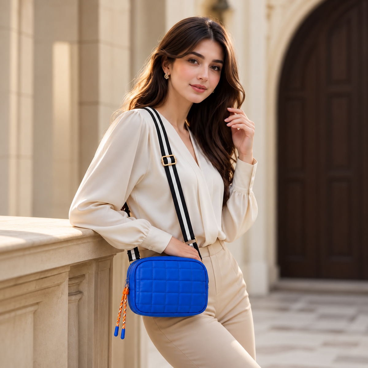 The City Sprint Puffer Belt Bag - Royal Blue