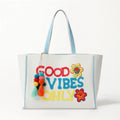 The Good Vibes Chenille Carryall