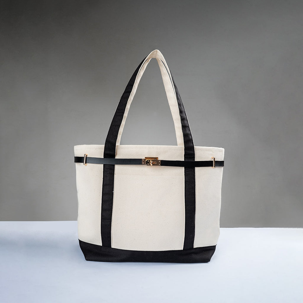 Lux Boat Tote – Onyx