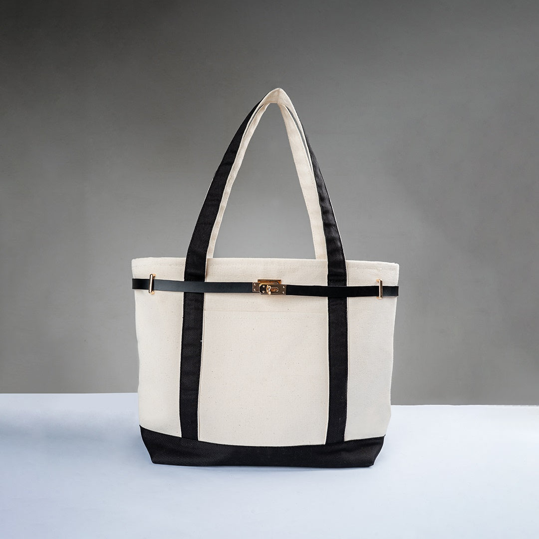 Lux Boat Tote – Onyx