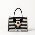 The Cozy- Mickey Plush Tote – Black