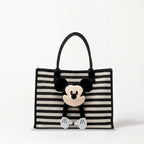 The Cozy- Mickey Plush Tote – Black
