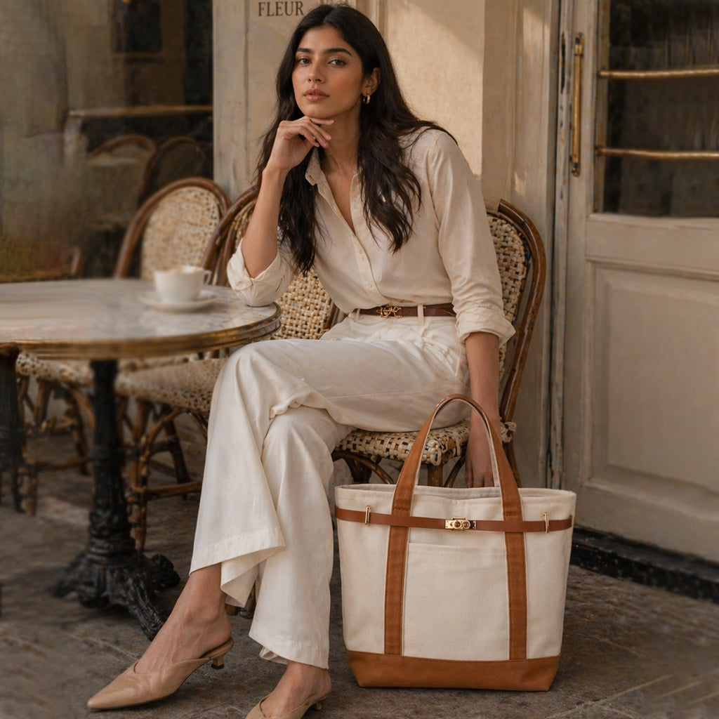 Lux Boat Tote – Sienna