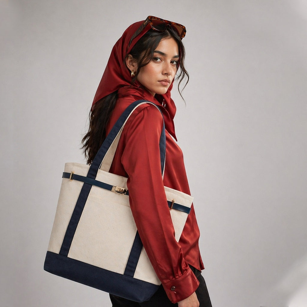 Lux Boat Tote – Midnight