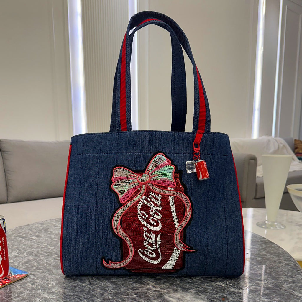 The Coca-Cola Vintage Denim Tote