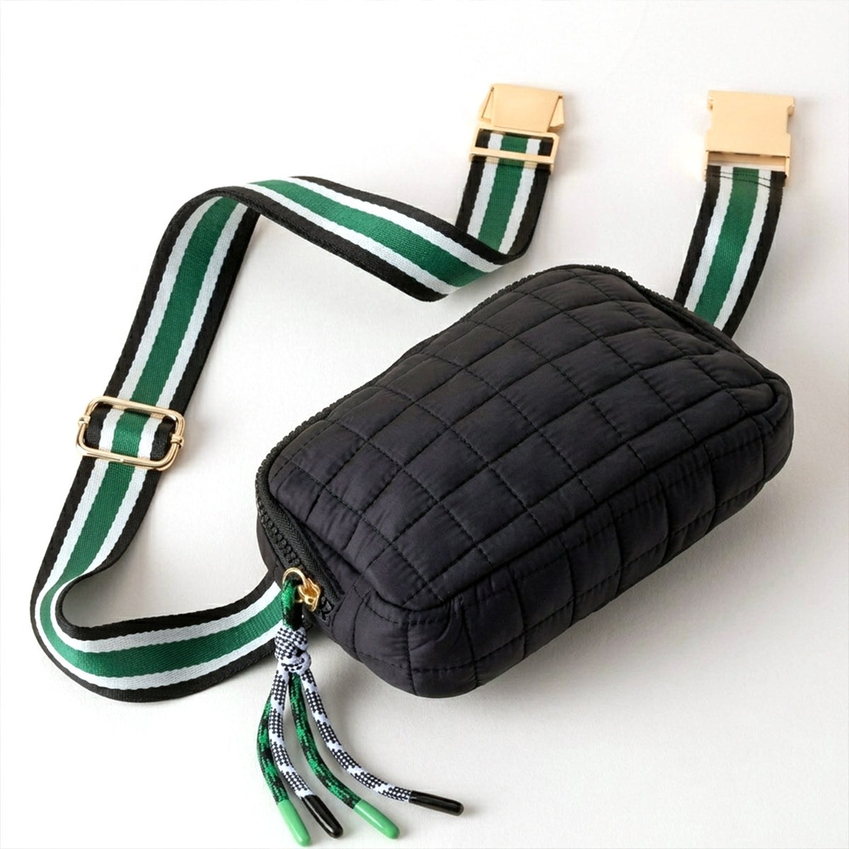 The City Sprint Puffer Belt Bag - Classic Black