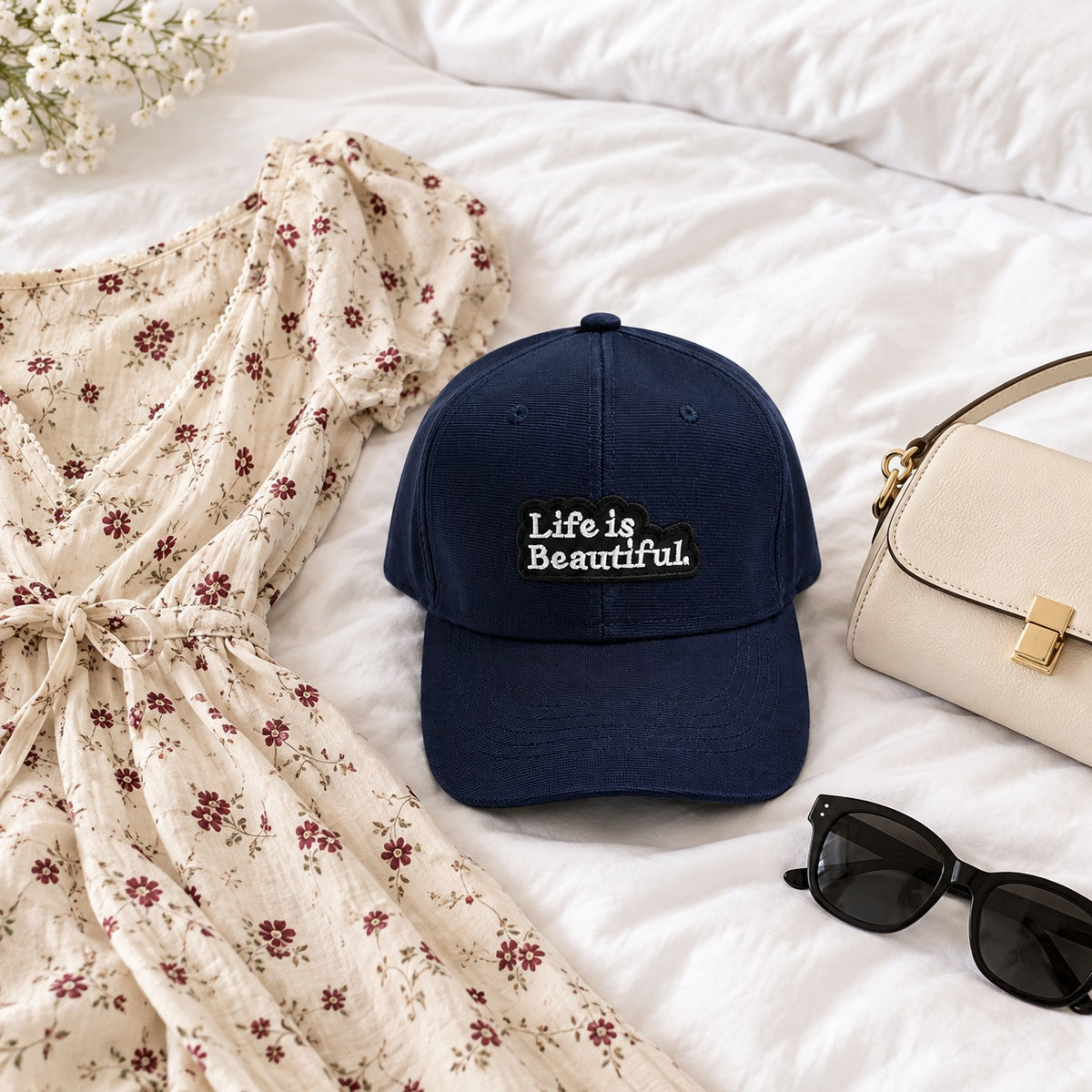 Life is Beautiful Navy Cap