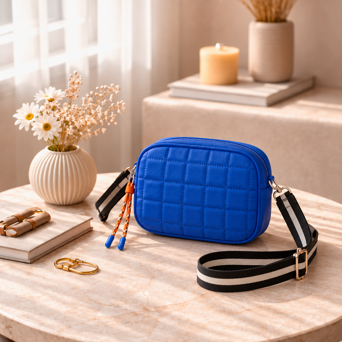 The City Sprint Puffer Belt Bag - Royal Blue