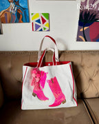 The Nashville Sequin Boot Tote