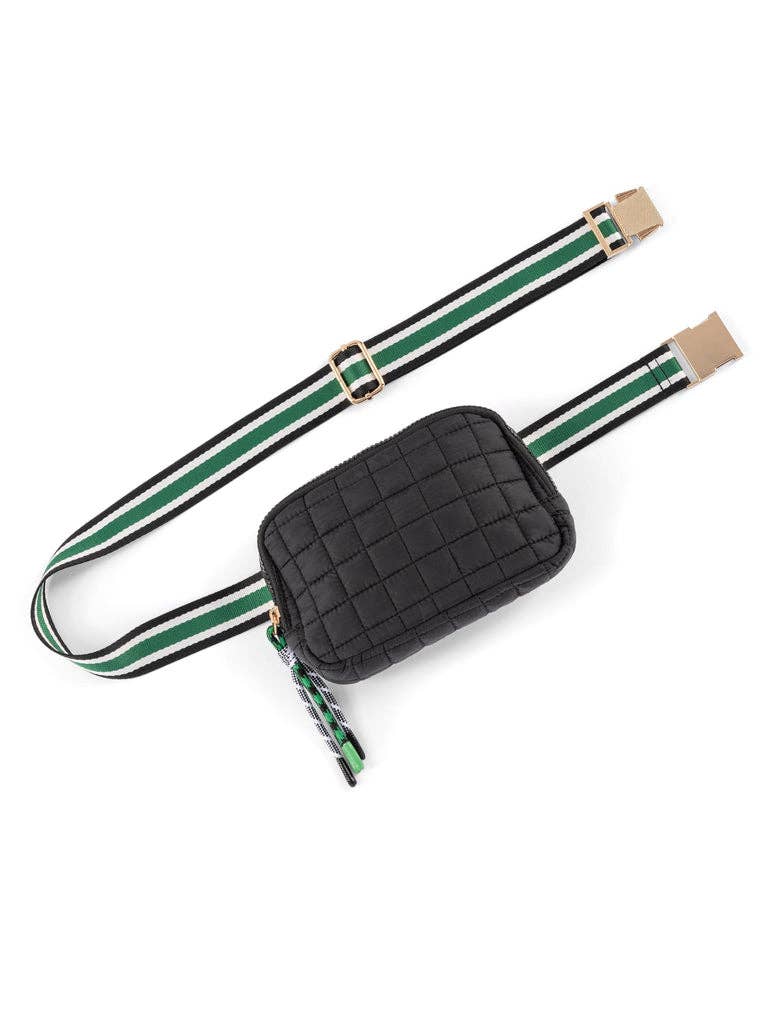 The City Sprint Puffer Belt Bag - Classic Black