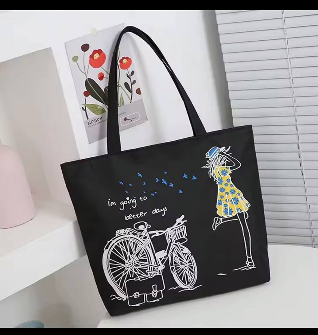 The Better Days Illustrated Tote