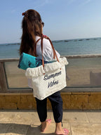 The Golden Hour Summer Vibes Tote – Ivory Coast