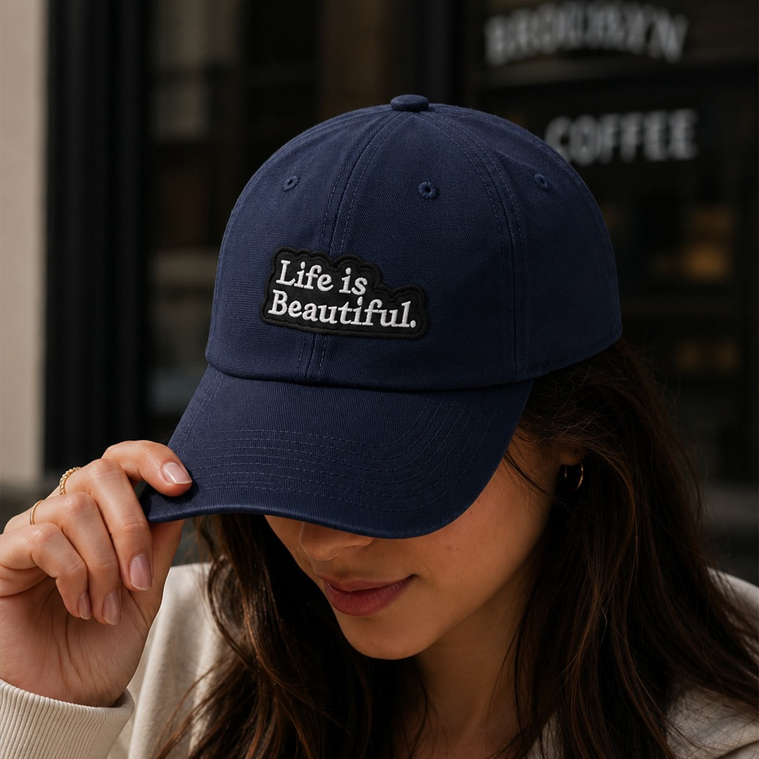 Life is Beautiful Navy Cap