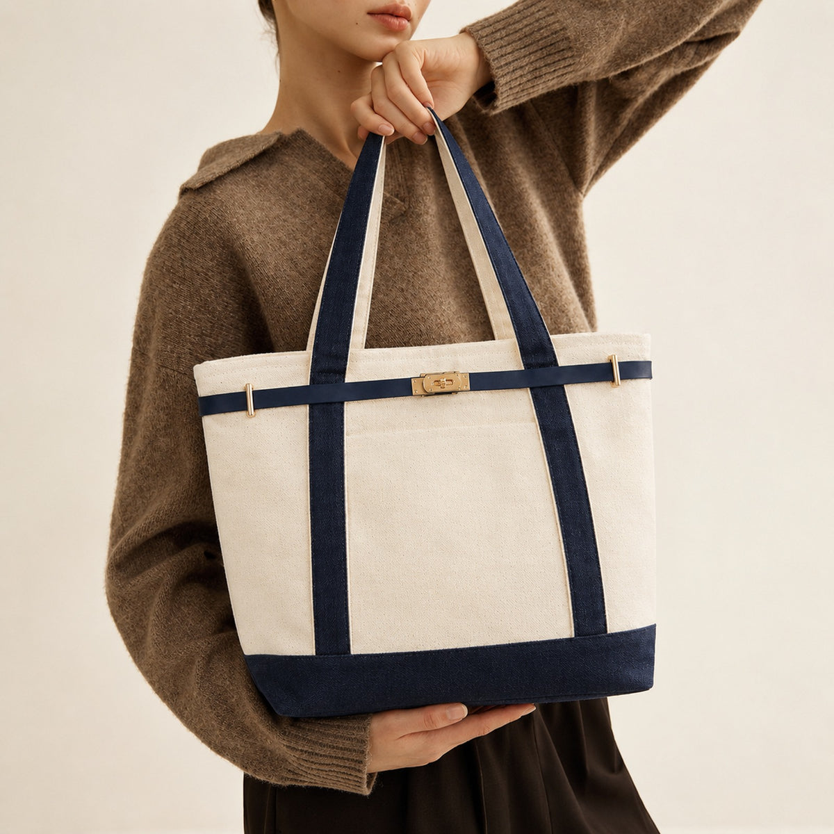 Lux Boat Tote – Midnight