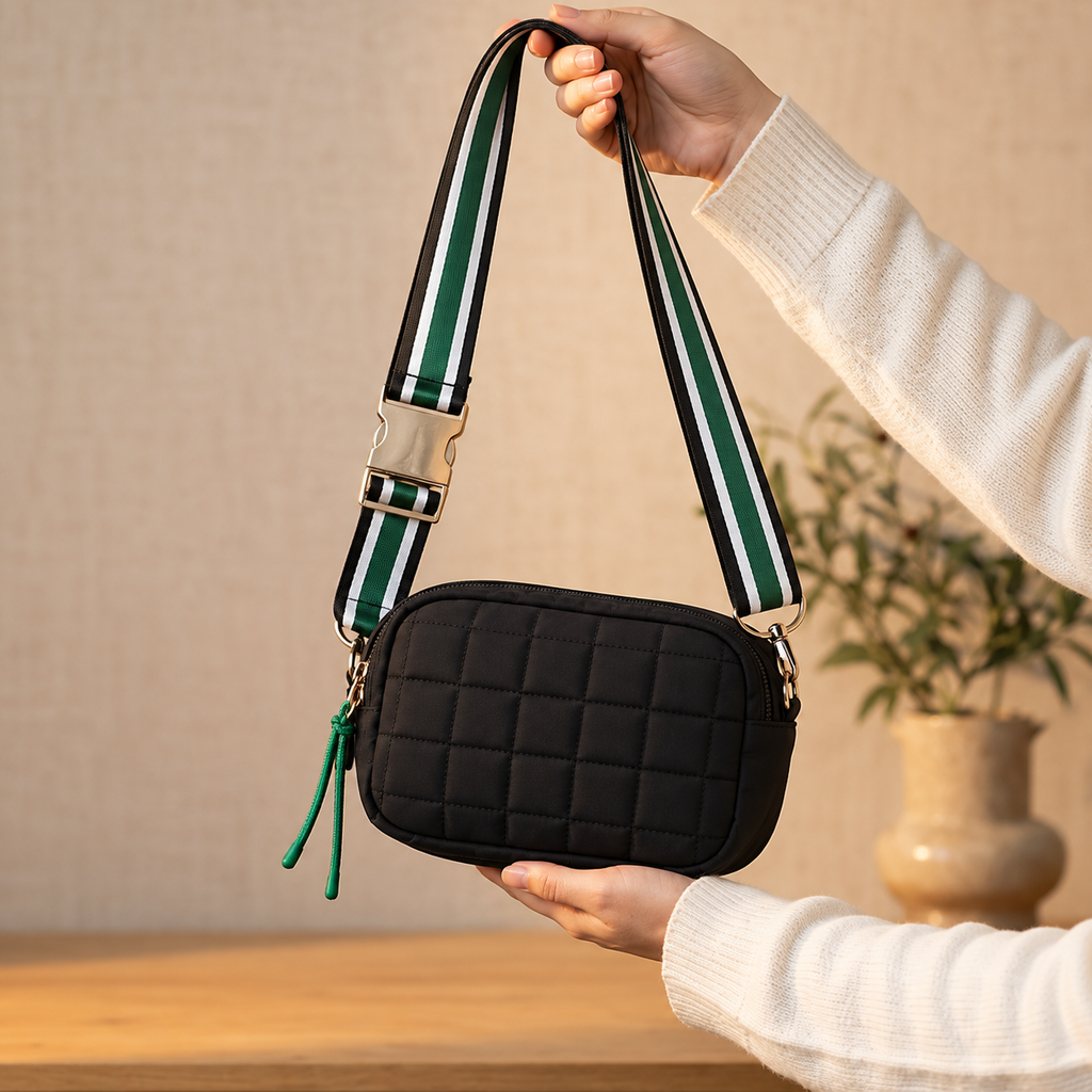 The City Sprint Puffer Belt Bag - Classic Black