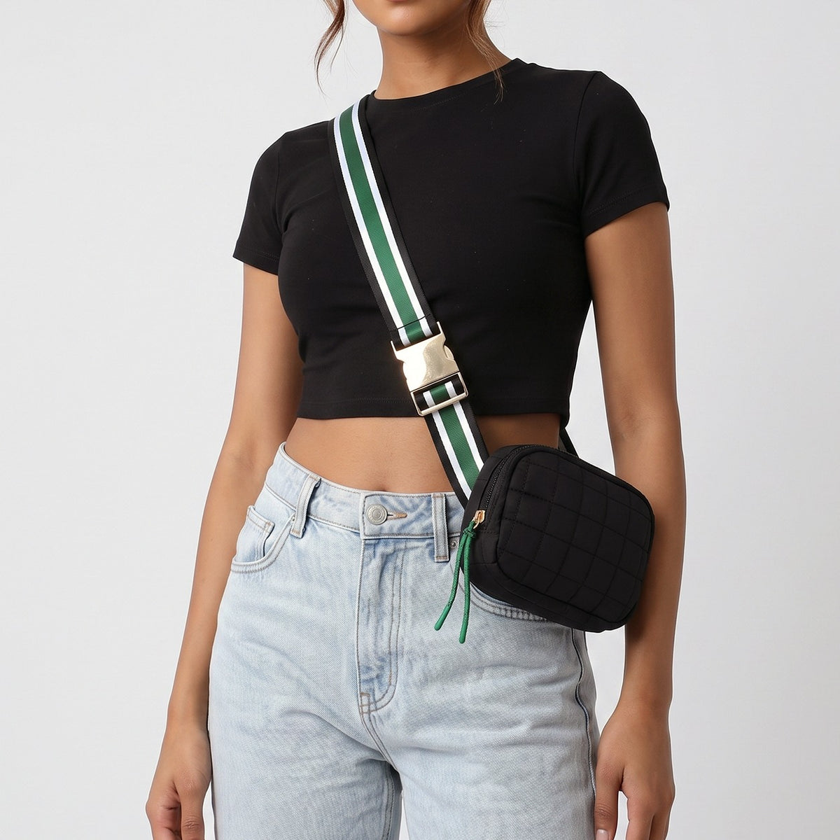 The City Sprint Puffer Belt Bag - Classic Black
